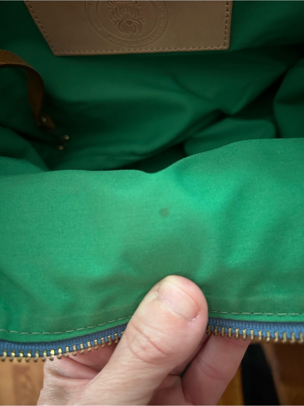 Blair Ritchey Genuine Leather Bag, Mini Hugh in HONEY - Picture 8 of 15